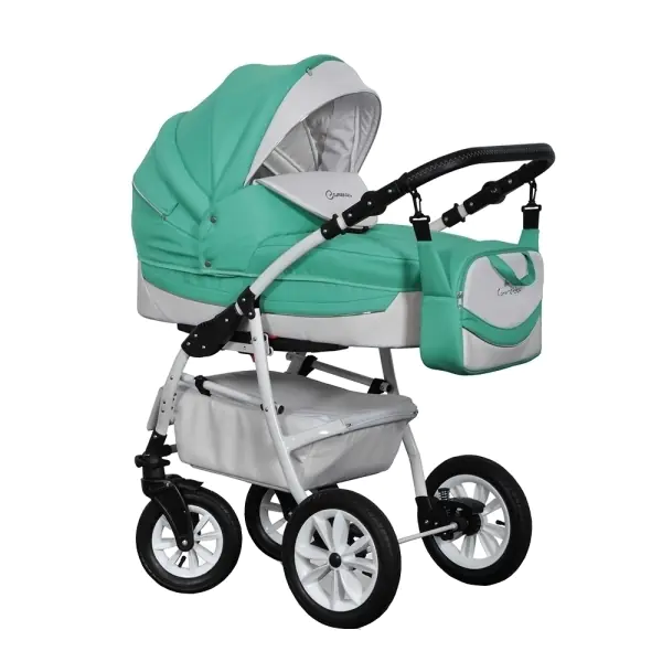 Детская коляска Caretto Cameron 2 в 1, ткань+эко-кожа