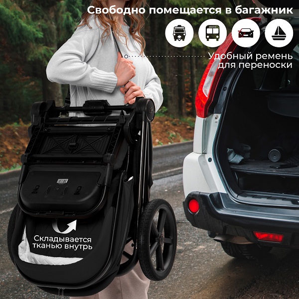 Детская коляска Sweet Baby Elegante Therma SBL 2 в 1 фото 3