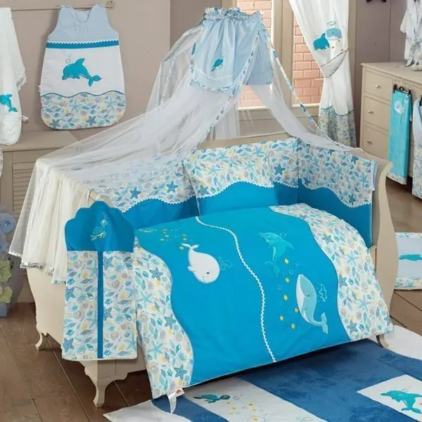 Комплект постельного белья Kidboo Sea Life 6 предметов фото 1