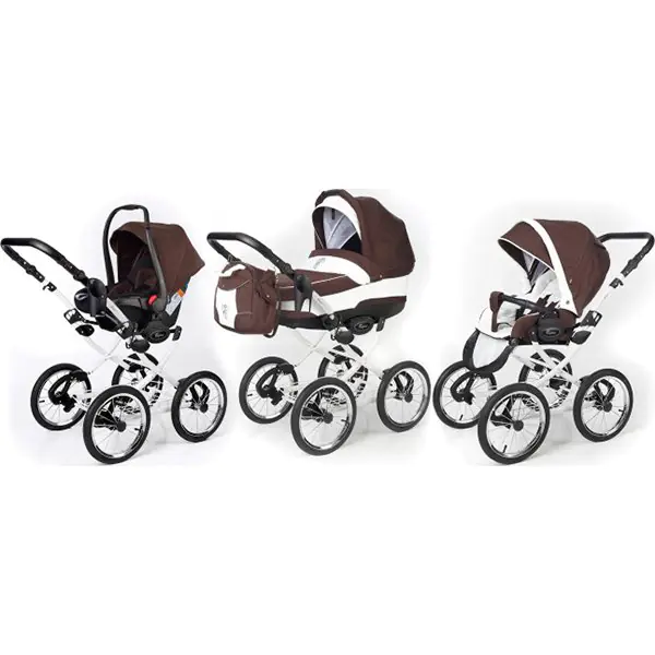 Детская коляска Esspero Classic 3 в 1, шасси White