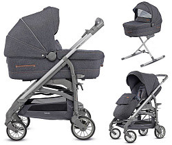 Детская коляска Inglesina Trilogy System Duo 2 в 1 на шасси Trilogy City Slate Детская коляска Inglesina Trilogy System Duo 2 в 1 на шасси Trilogy City Slate