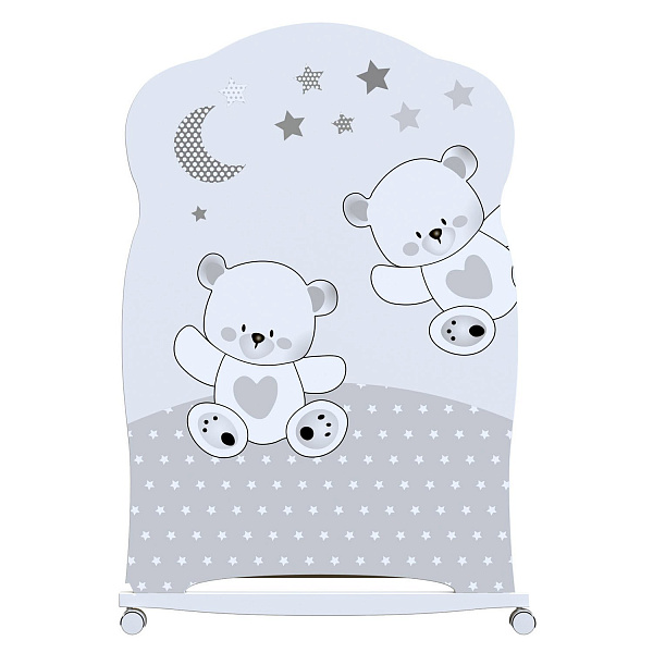 Детская кроватка ВДК Funny Bears, колесо/качалка фото 1