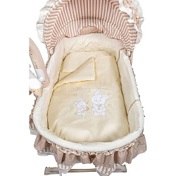 Набор постели в люльку Kids Fashion Bunny Mon Amour, 6 предметов Набор постели в люльку Kids Fashion Bunny Mon Amour, 6 предметов