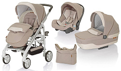 Детская коляска Inglesina Trilogy System 3 в 1 на шасси Trilogy Slate с цельной ручкой Детская коляска Inglesina Trilogy System 3 в 1 на шасси Trilogy Slate с цельной ручкой
