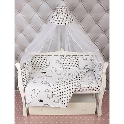 Бортик в кроватку AmaroBaby Home Elite, 12 подушек, поплин/бязь Бортик в кроватку AmaroBaby Home Elite, 12 подушек, поплин/бязь