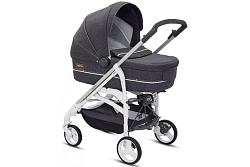 Детская коляска Inglesina Trilogy System 3 в 1 на шасси Trilogy White с цельной ручкой Детская коляска Inglesina Trilogy System 3 в 1 на шасси Trilogy White с цельной ручкой