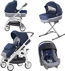 Детская коляска Inglesina Trilogy System Quattro 4 в 1 на шасси Trilogy White Детская коляска Inglesina Trilogy System Quattro 4 в 1 на шасси Trilogy White