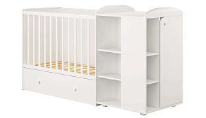 Детская кроватка-трансформер Polini Kids French 800 Ameli с ящиком