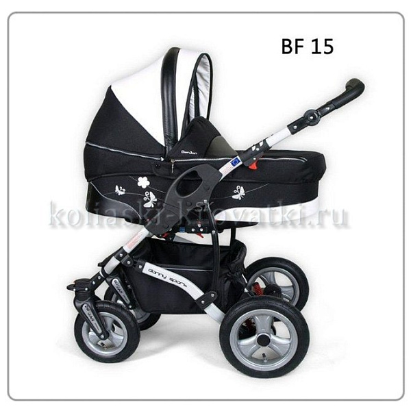 Фото Коляска Danny Sport 2 в 1 Butterfly из эко-кожи, реальные фотографии клиентов | Коляски-Кроватки.Ру
