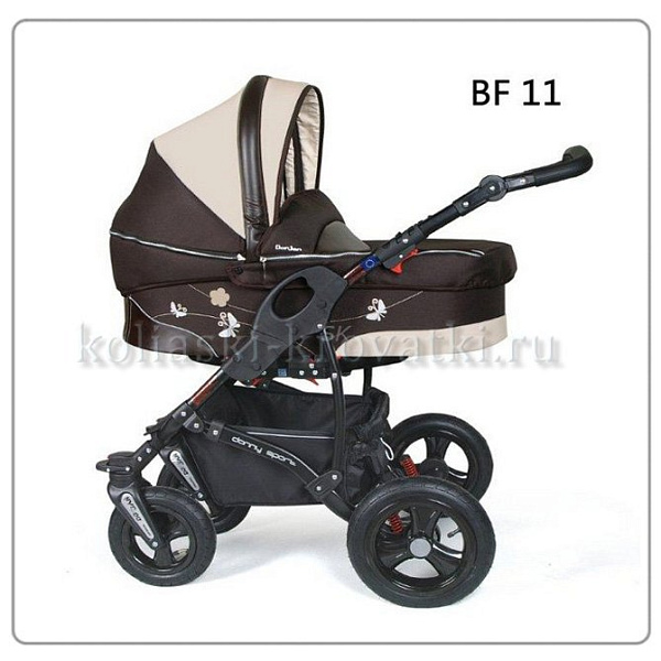 Фото Коляска Danny Sport 2 в 1 Butterfly из эко-кожи, реальные фотографии клиентов | Коляски-Кроватки.Ру