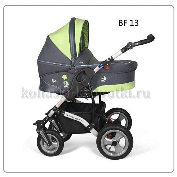 Фото Коляска Danny Sport 2 в 1 Butterfly из эко-кожи, реальные фотографии клиентов | Коляски-Кроватки.Ру